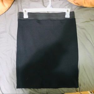Collusion ribbed bodycon miniskirt
